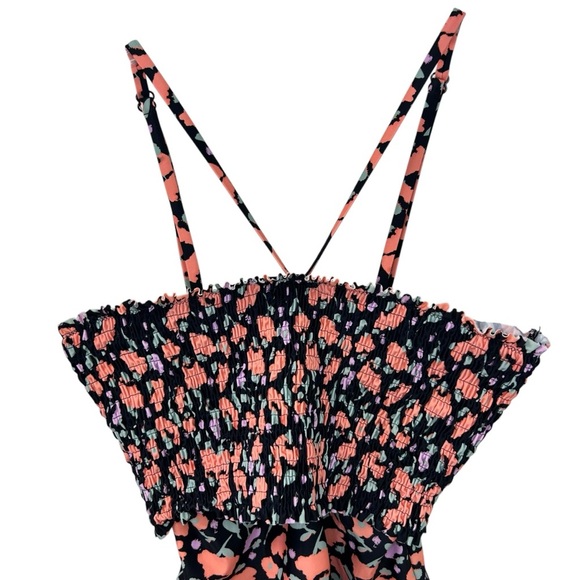 Tanya Taylor - “Kendra Smocked One-Piece” Poppy Fields Swimsuit - Size XS, Multi - Picture 10 of 14